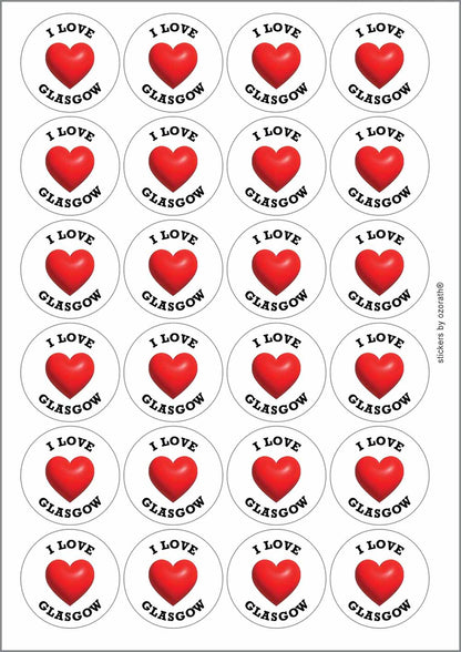 A picture of an A4 sheet of matte paper stickers