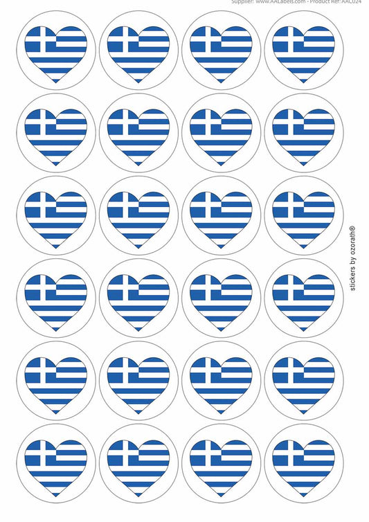 A picture of an A4 sheet of matte paper stickers