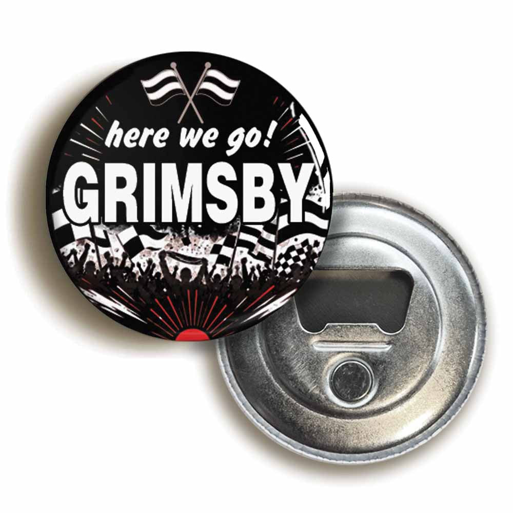 A picture of a bottle opener fridge magnet
