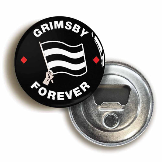 A picture of a bottle opener fridge magnet