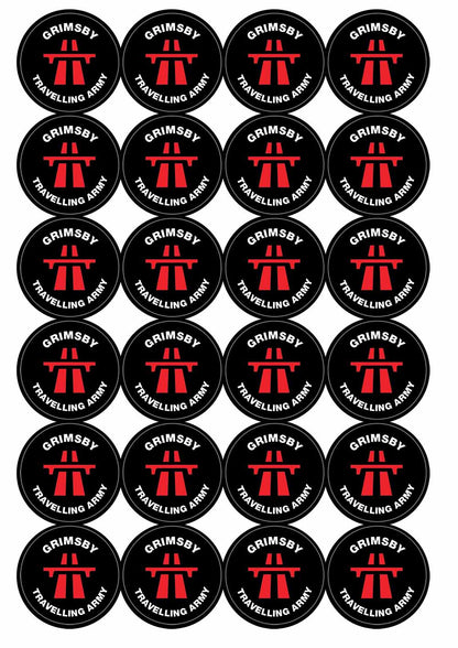 A picture of an A4 sheet of matte paper stickers