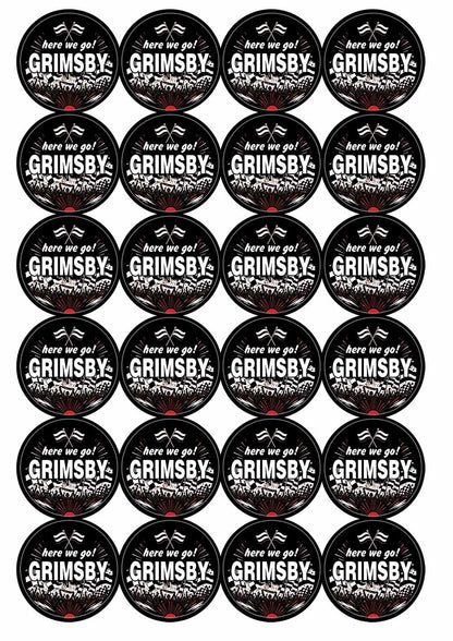 A picture of an A4 sheet of matte paper stickers