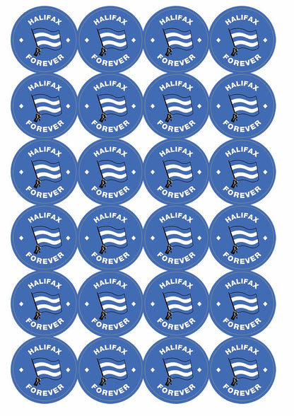 A picture of an A4 sheet of matte paper stickers