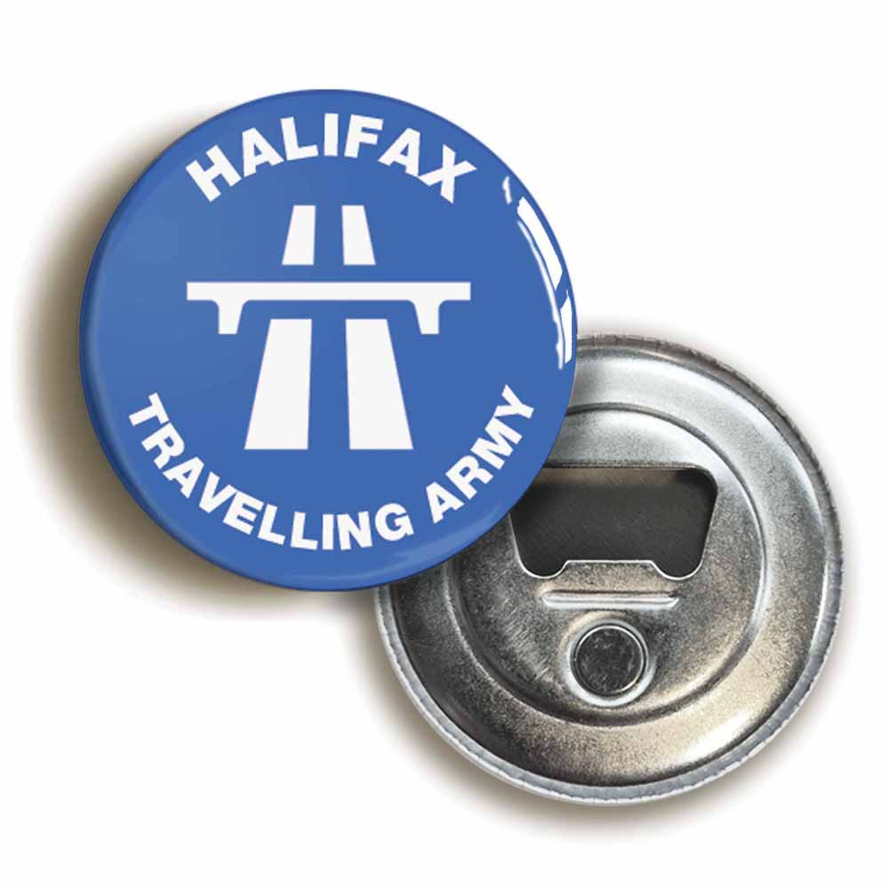 A picture of a bottle opener fridge magnet