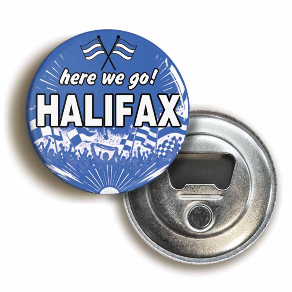 A picture of a bottle opener fridge magnet