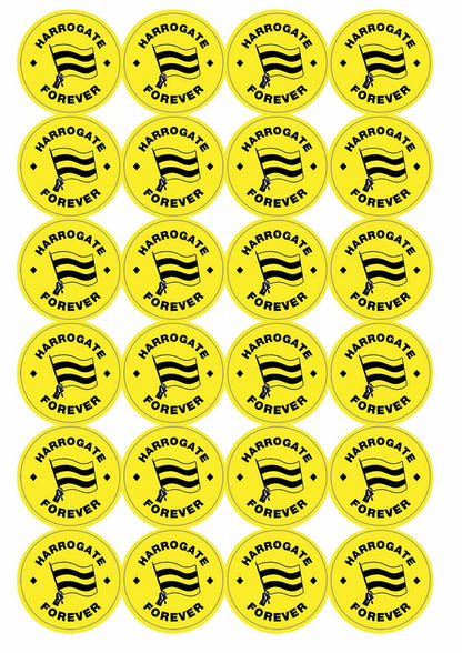 A picture of an A4 sheet of matte paper stickers