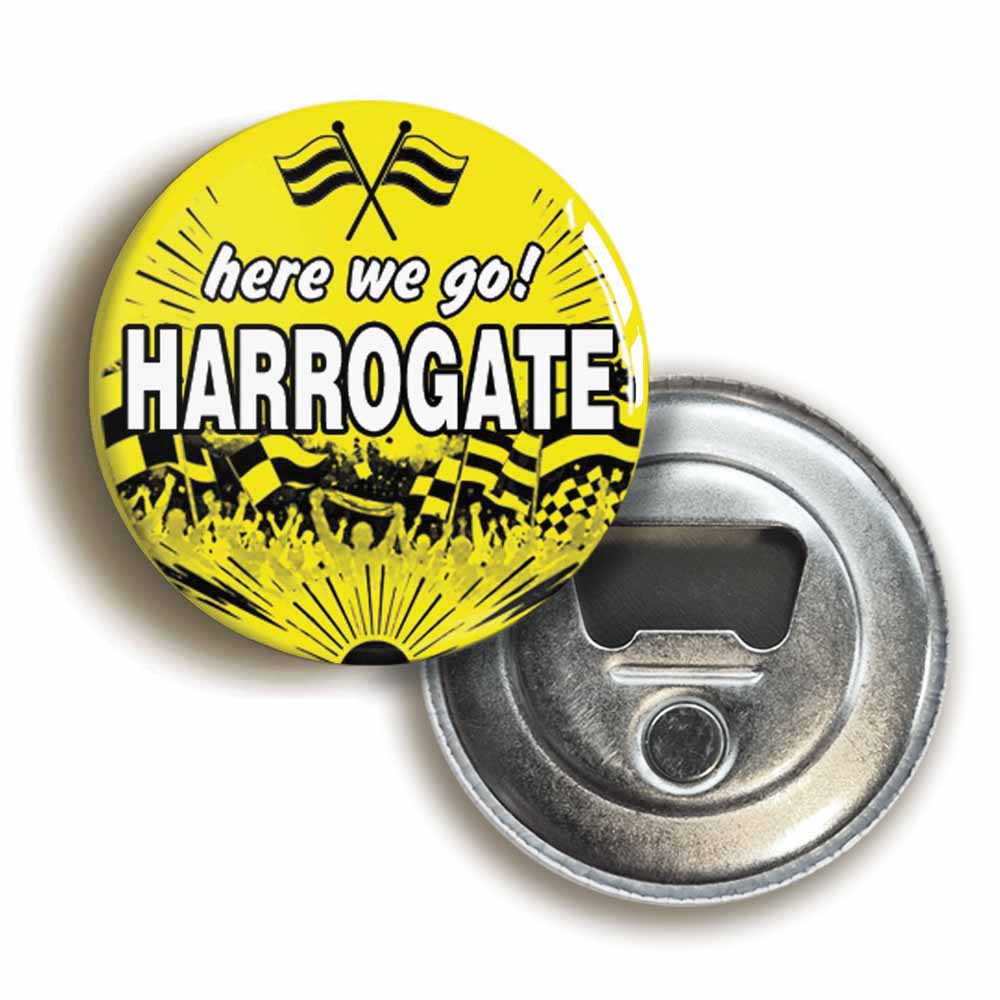 A picture of a bottle opener fridge magnet