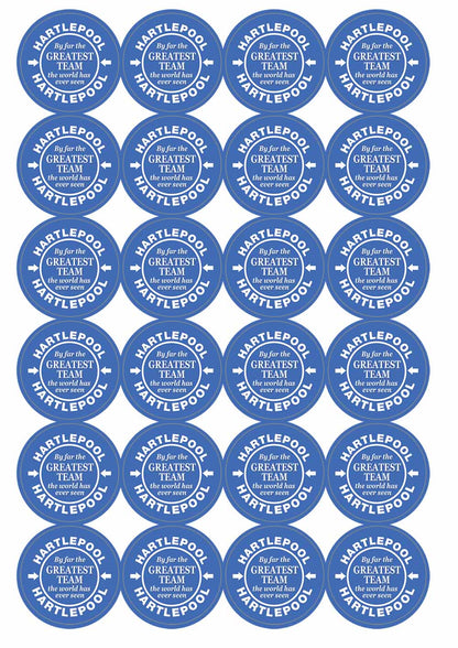 A picture of an A4 sheet of matte paper stickers