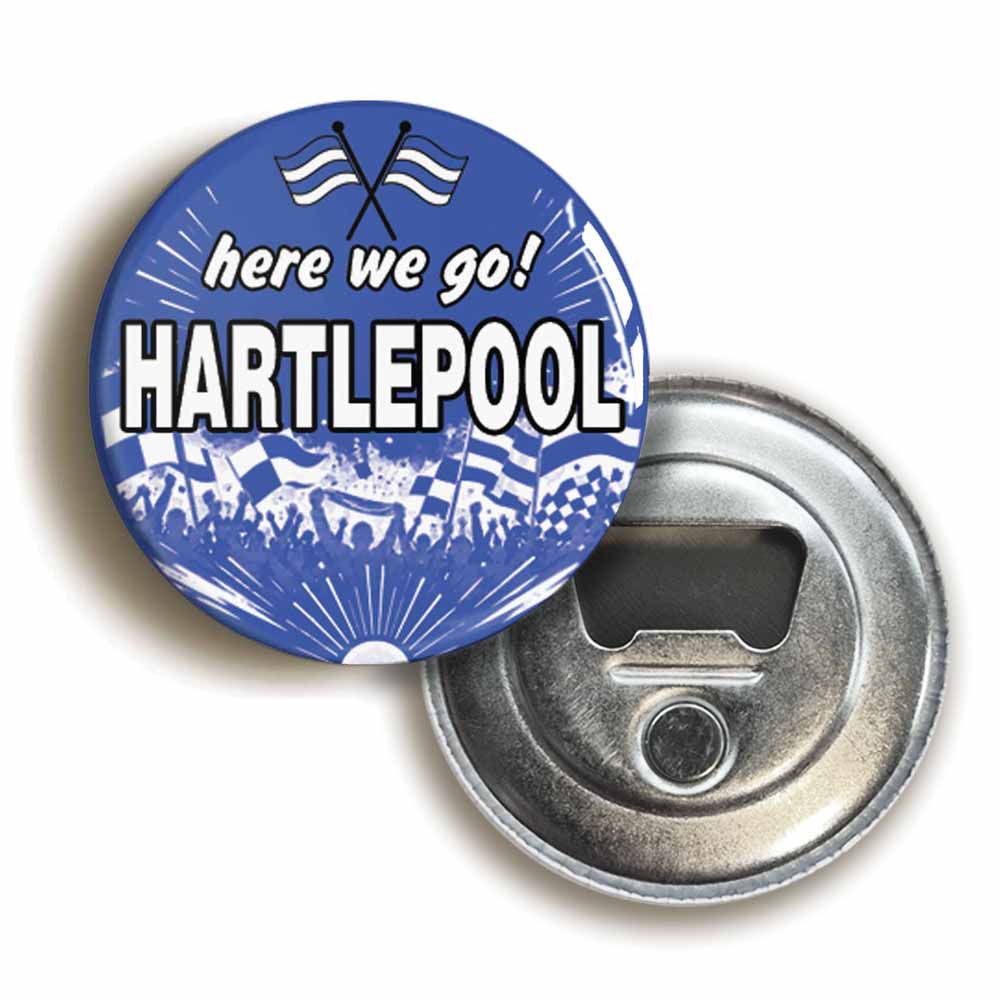 A picture of a bottle opener fridge magnet