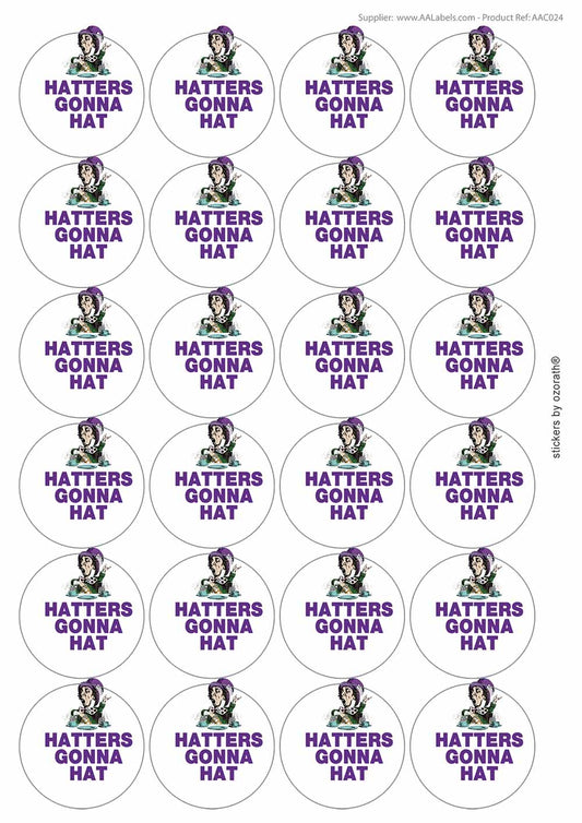 A picture of an A4 sheet of matte paper stickers