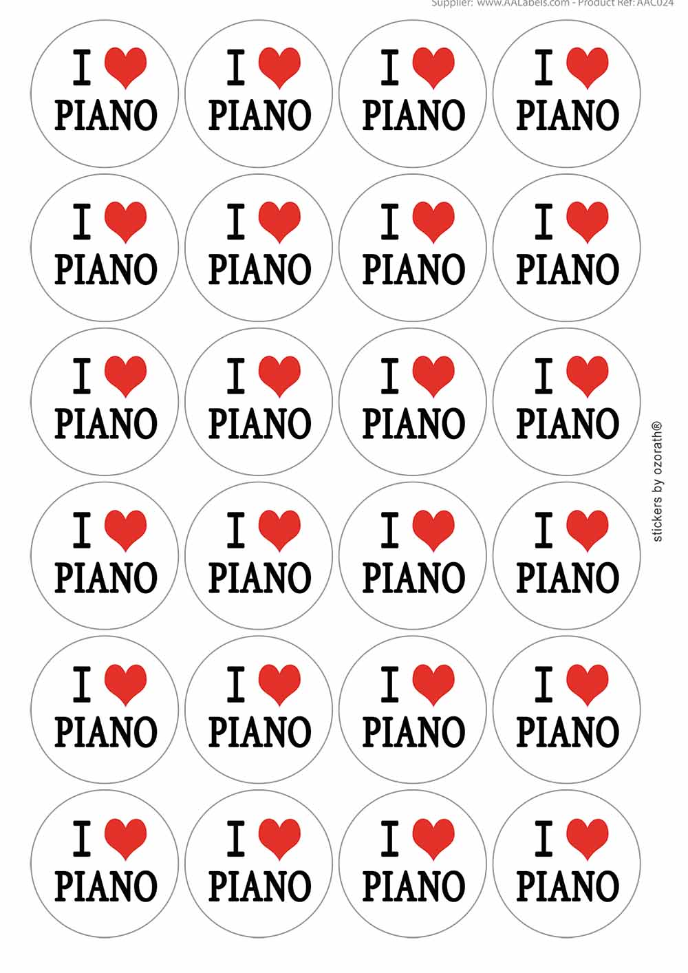 A picture of an A4 sheet of matte paper stickers
