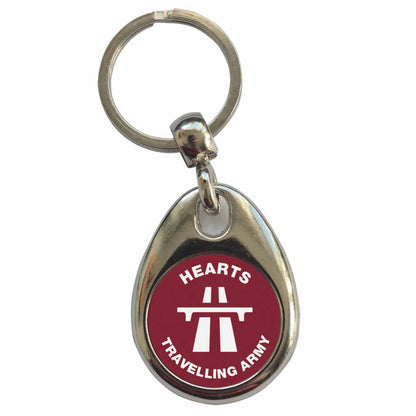 An image of a plain metal keyring