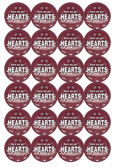 A picture of an A4 sheet of matte paper stickers