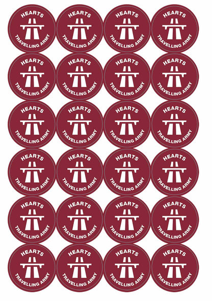 A picture of an A4 sheet of matte paper stickers
