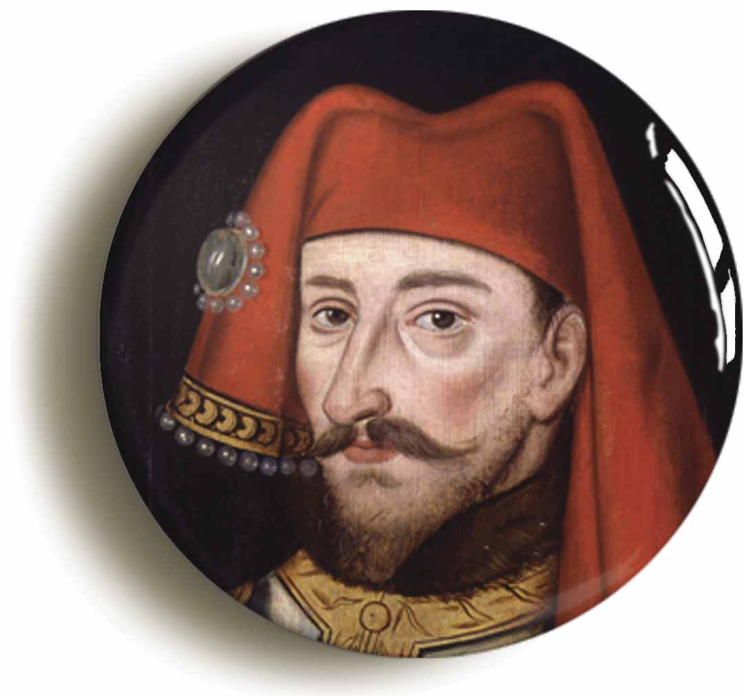A picture of a button badge