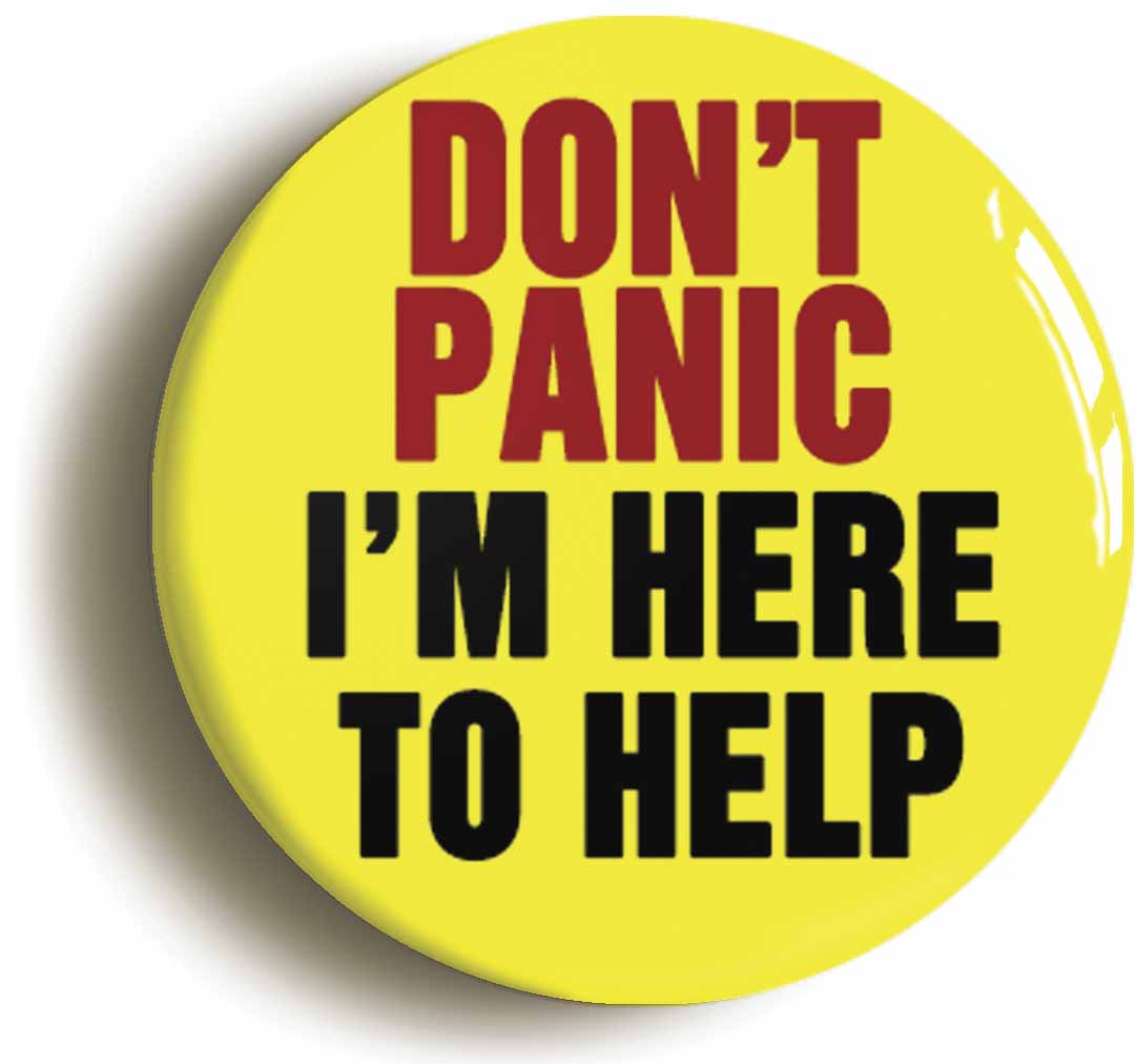A picture of a button badge