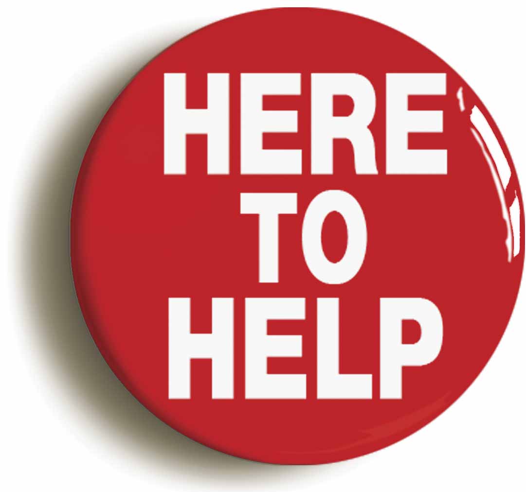 A picture of a button badge