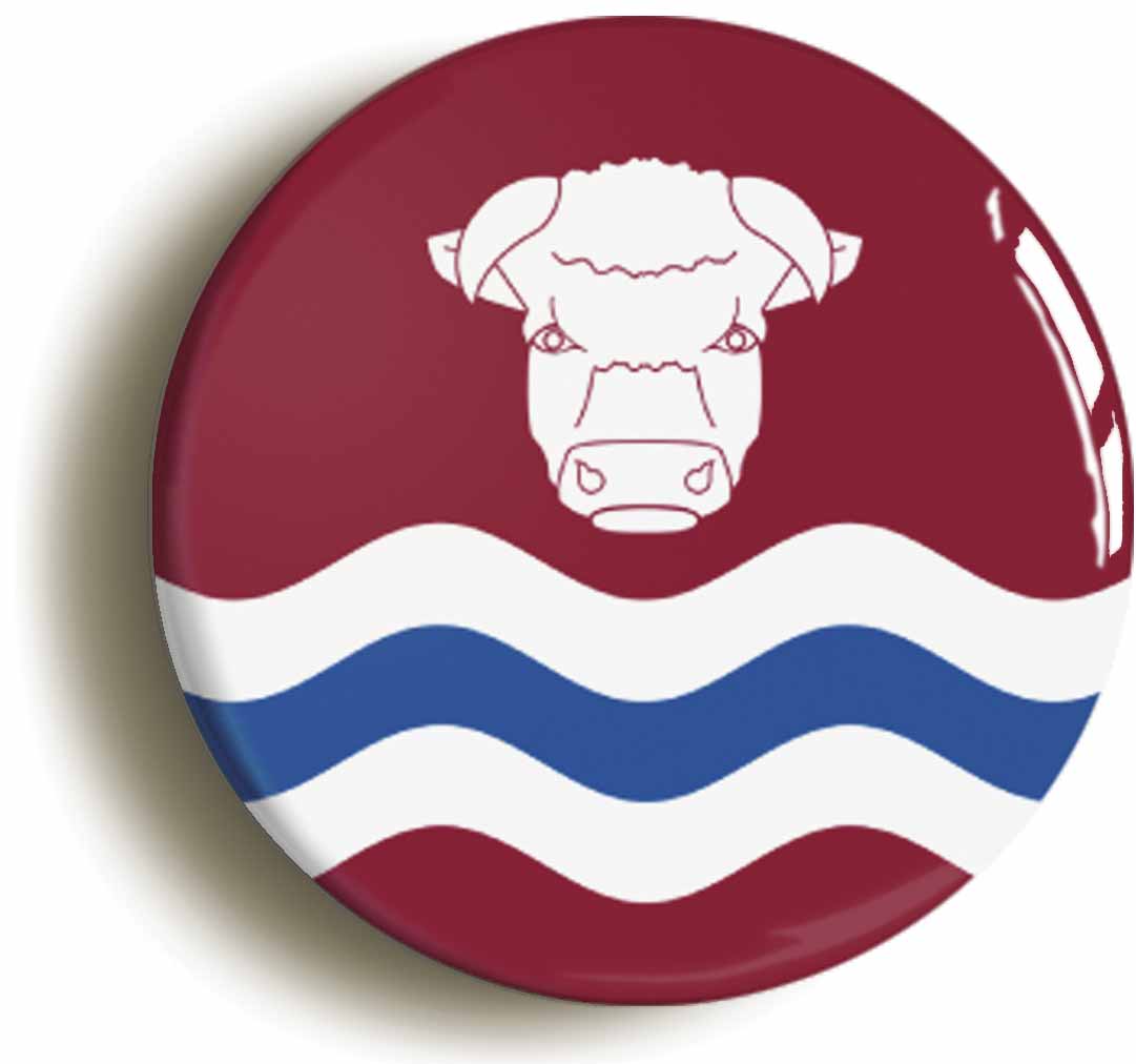 A picture of a button badge