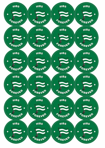 A picture of an A4 sheet of matte paper stickers