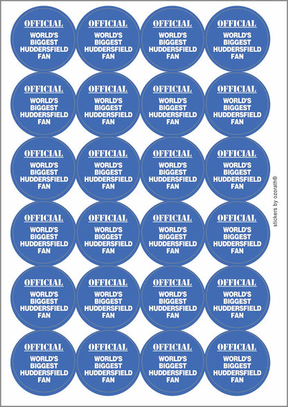 A picture of an A4 sheet of matte paper stickers