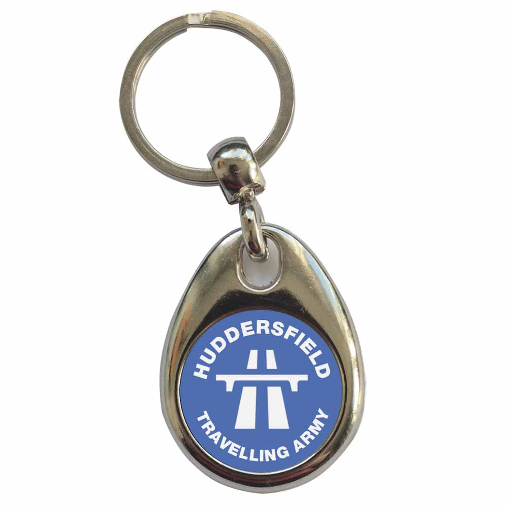 An image of a plain metal keyring