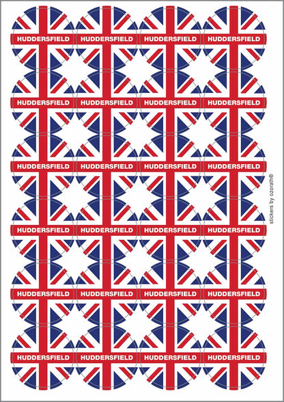 A picture of an A4 sheet of matte paper stickers