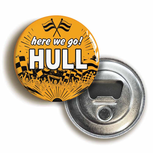 A picture of a bottle opener fridge magnet