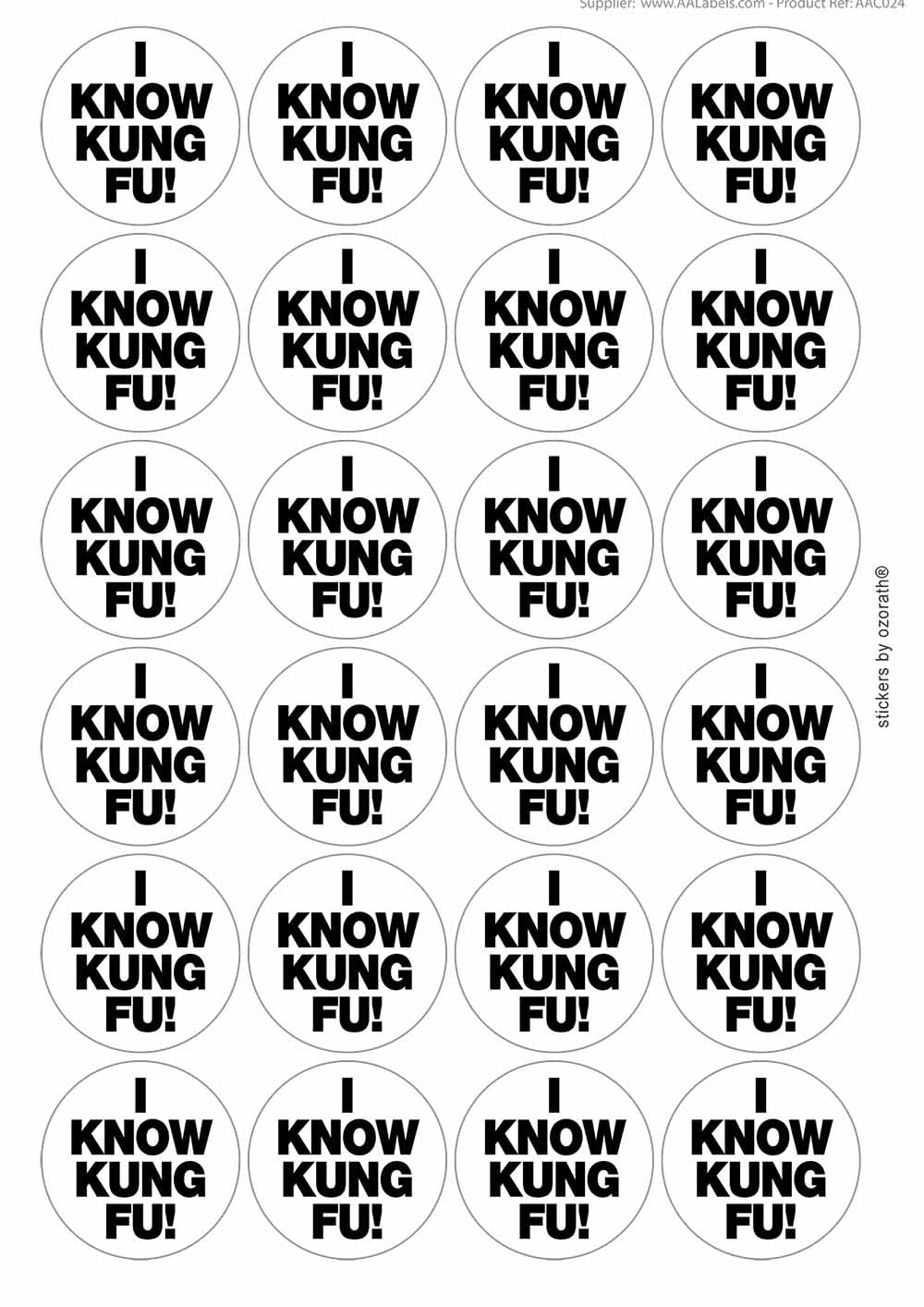 A picture of an A4 sheet of matte paper stickers