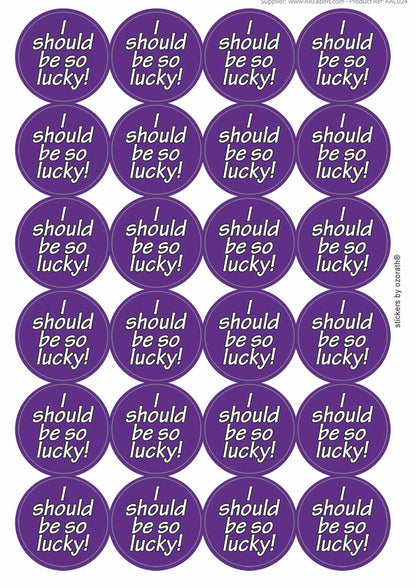 A picture of an A4 sheet of matte paper stickers