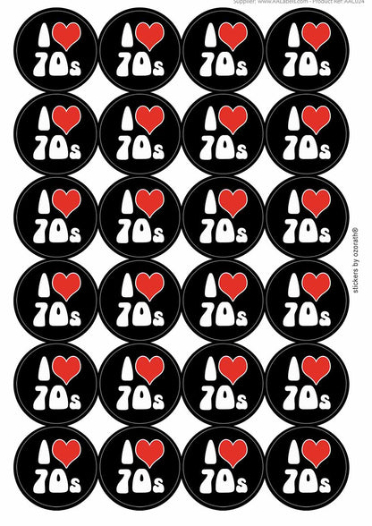 A picture of an A4 sheet of matte paper stickers