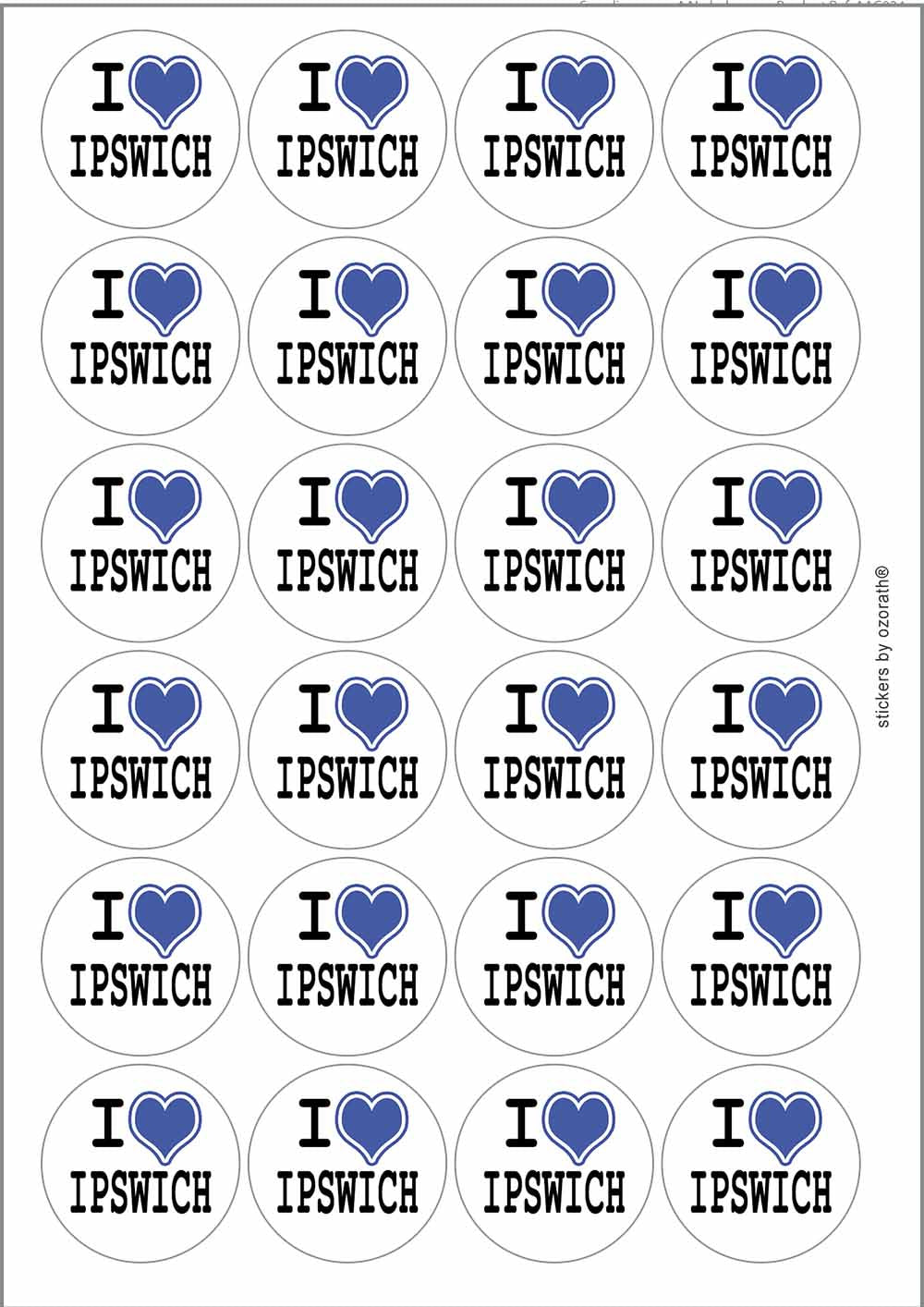 A picture of an A4 sheet of matte paper stickers