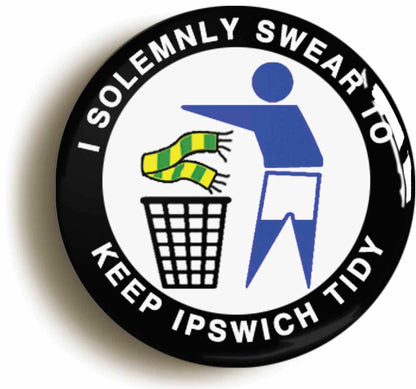 A picture of a button badge