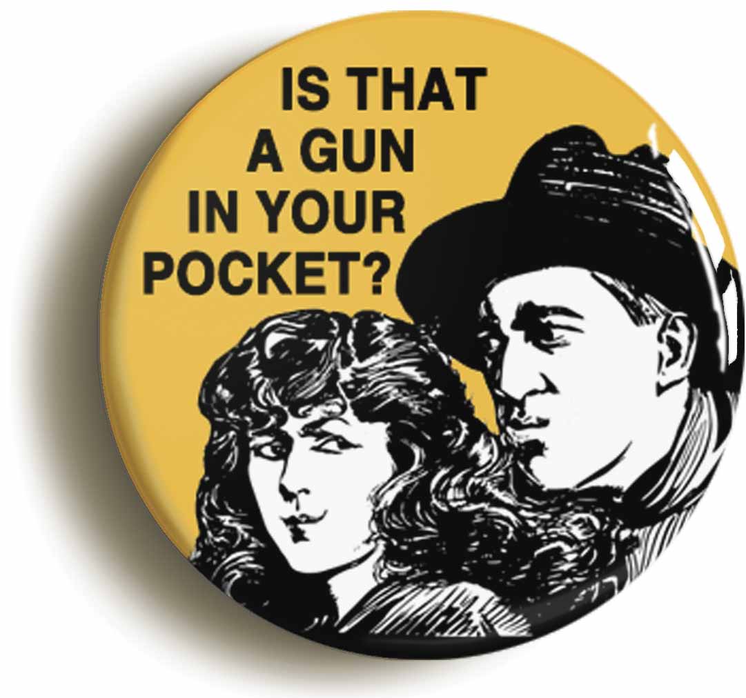 A picture of a button badge