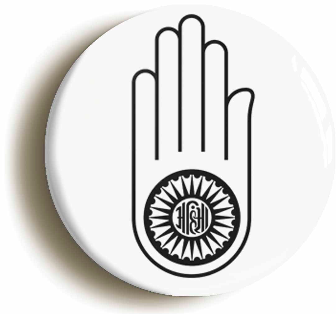 A picture of a button badge