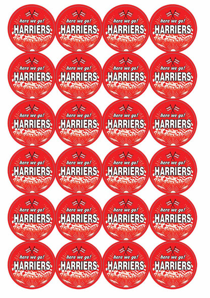 A picture of an A4 sheet of matte paper stickers