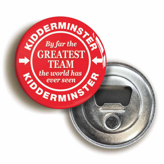 A picture of a bottle opener fridge magnet