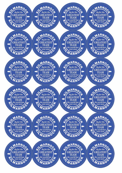 A picture of an A4 sheet of matte paper stickers