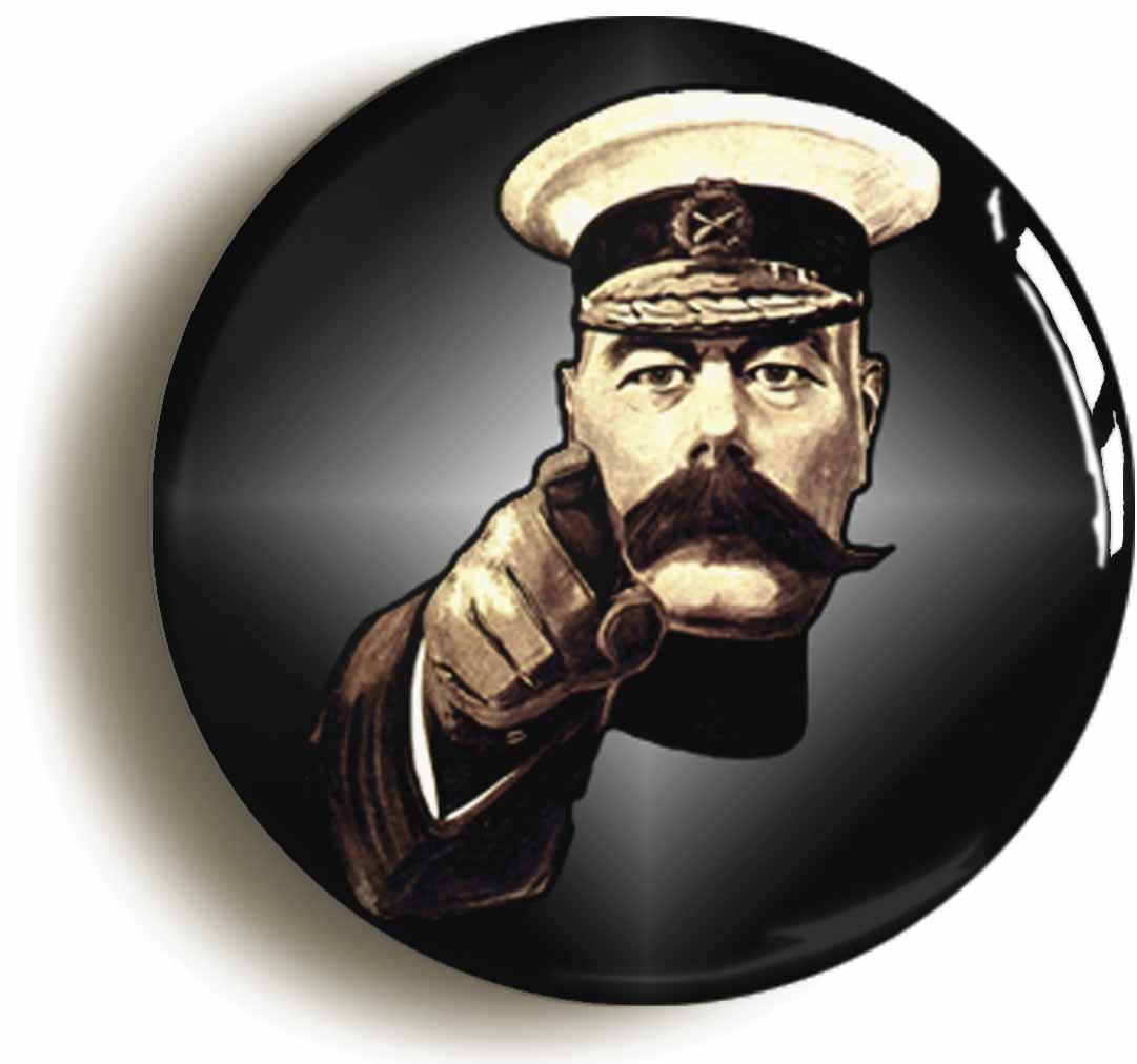 A picture of a button badge