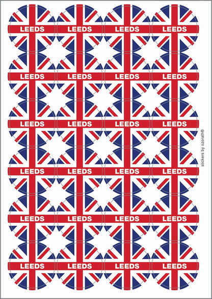A picture of an A4 sheet of matte paper stickers