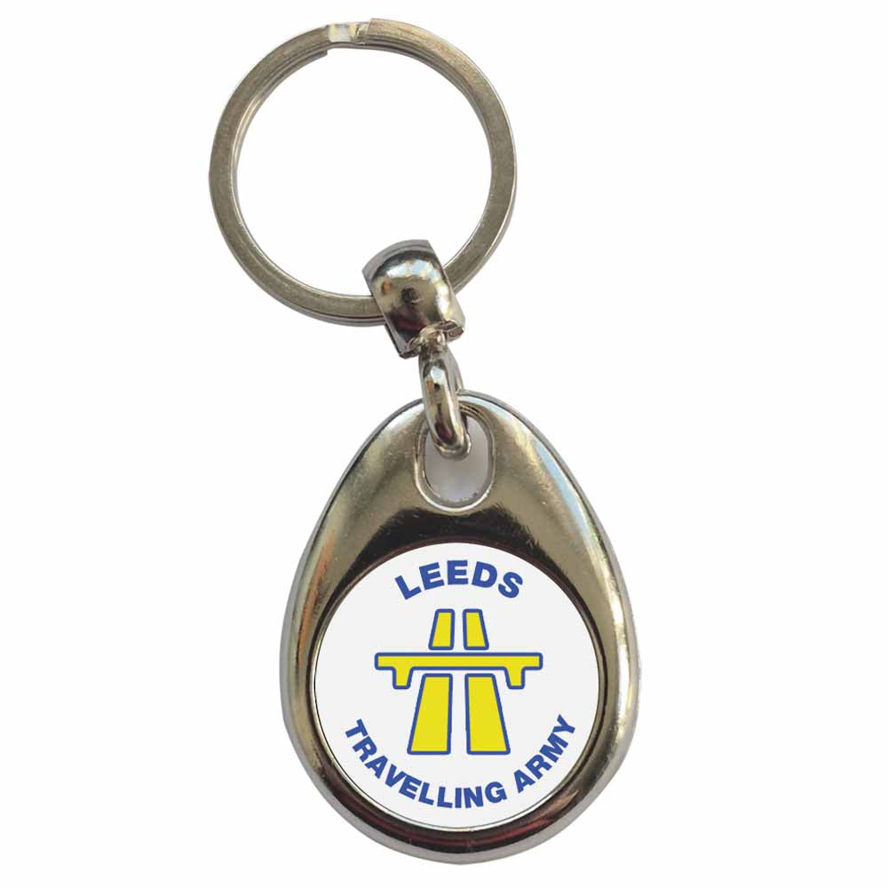 An image of a plain metal keyring