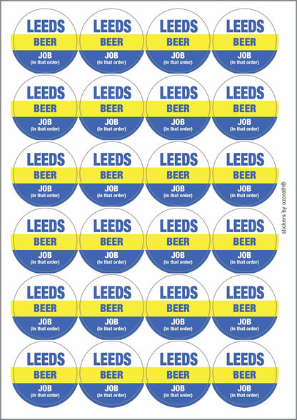 A picture of an A4 sheet of matte paper stickers