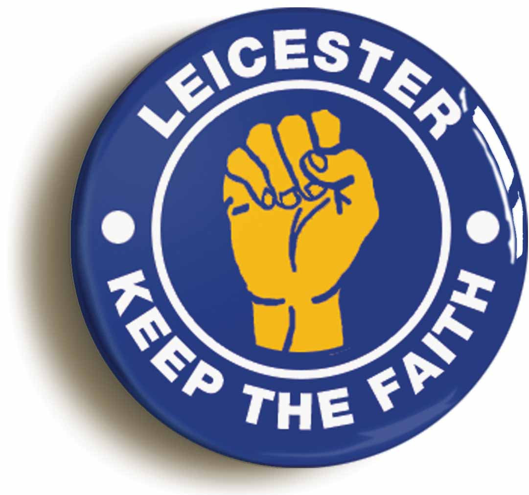 A picture of the front of the product, titled Leicester Keep The Faith Northern Soul Circular 50mm Fridge Magnet