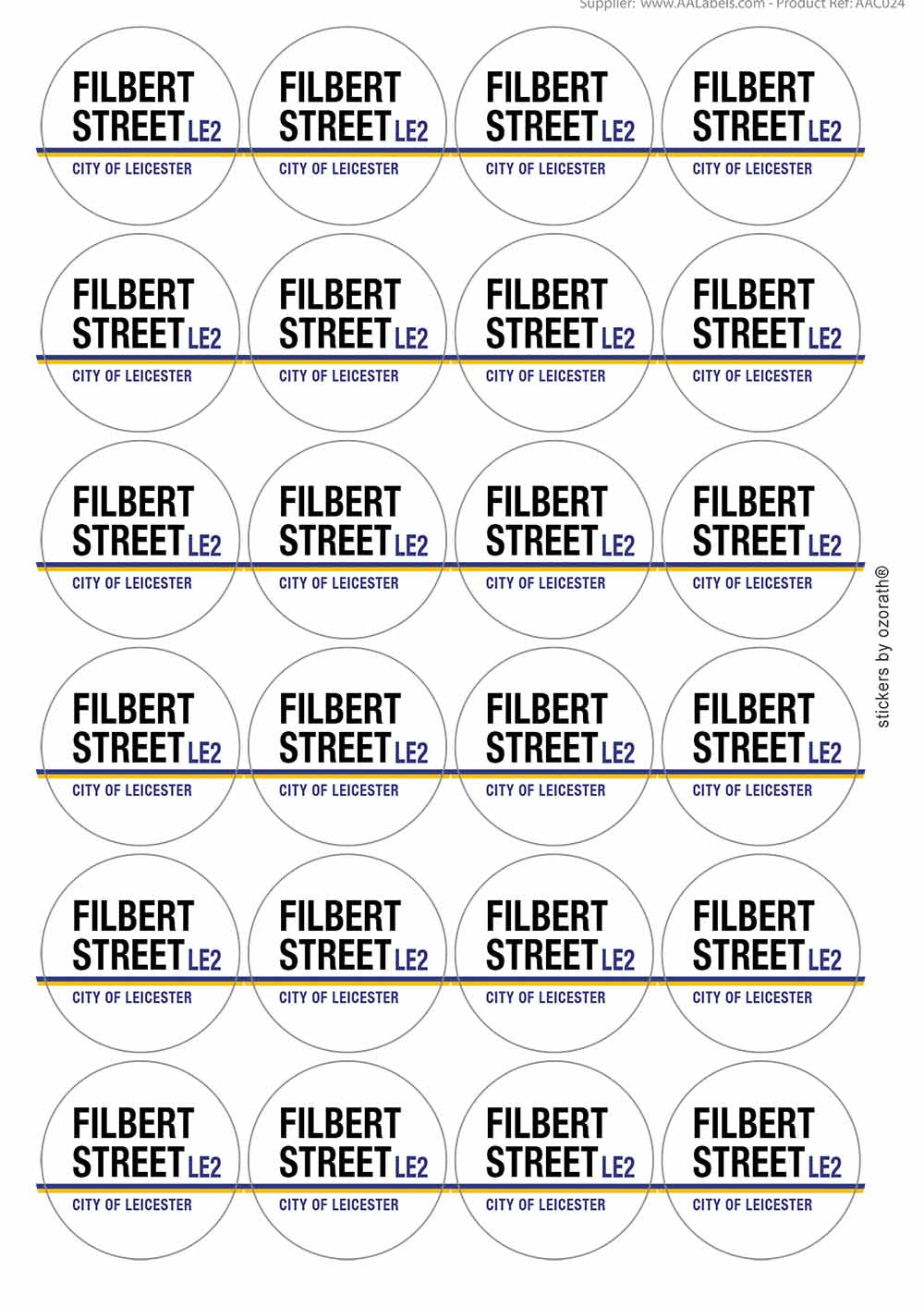 A picture of an A4 sheet of matte paper stickers