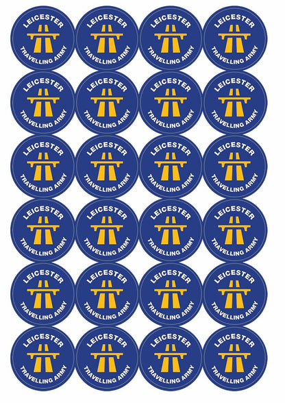 A picture of an A4 sheet of matte paper stickers