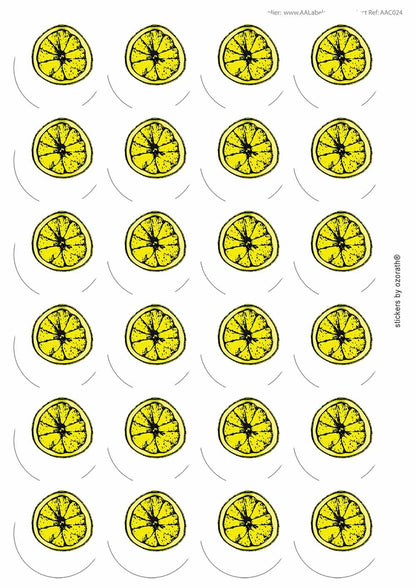 A picture of an A4 sheet of matte paper stickers