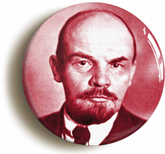 A picture of the front of the product, titled Vladimir Lenin Soviet Union Russia Communism Ussr Button Pin Badge