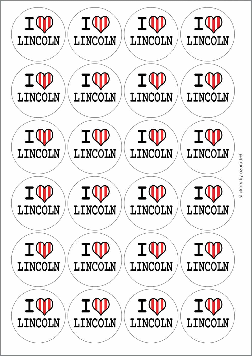 A picture of an A4 sheet of matte paper stickers
