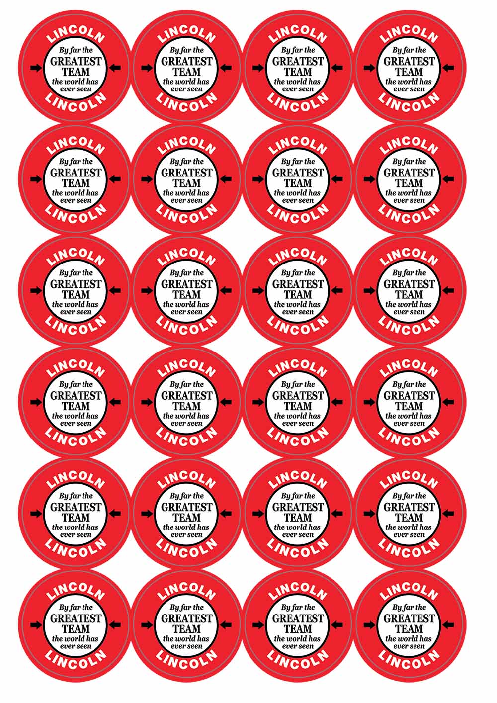 A picture of an A4 sheet of matte paper stickers