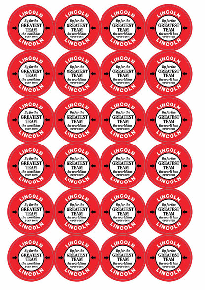 A picture of an A4 sheet of matte paper stickers