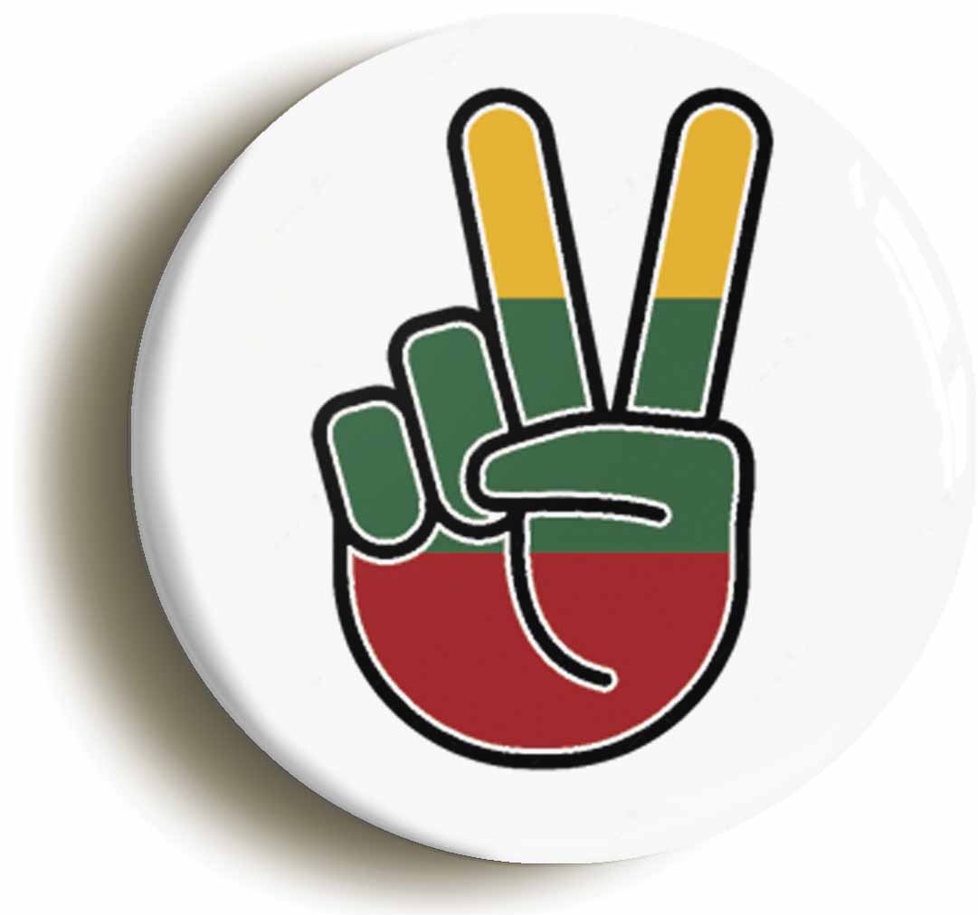 A picture of a button badge